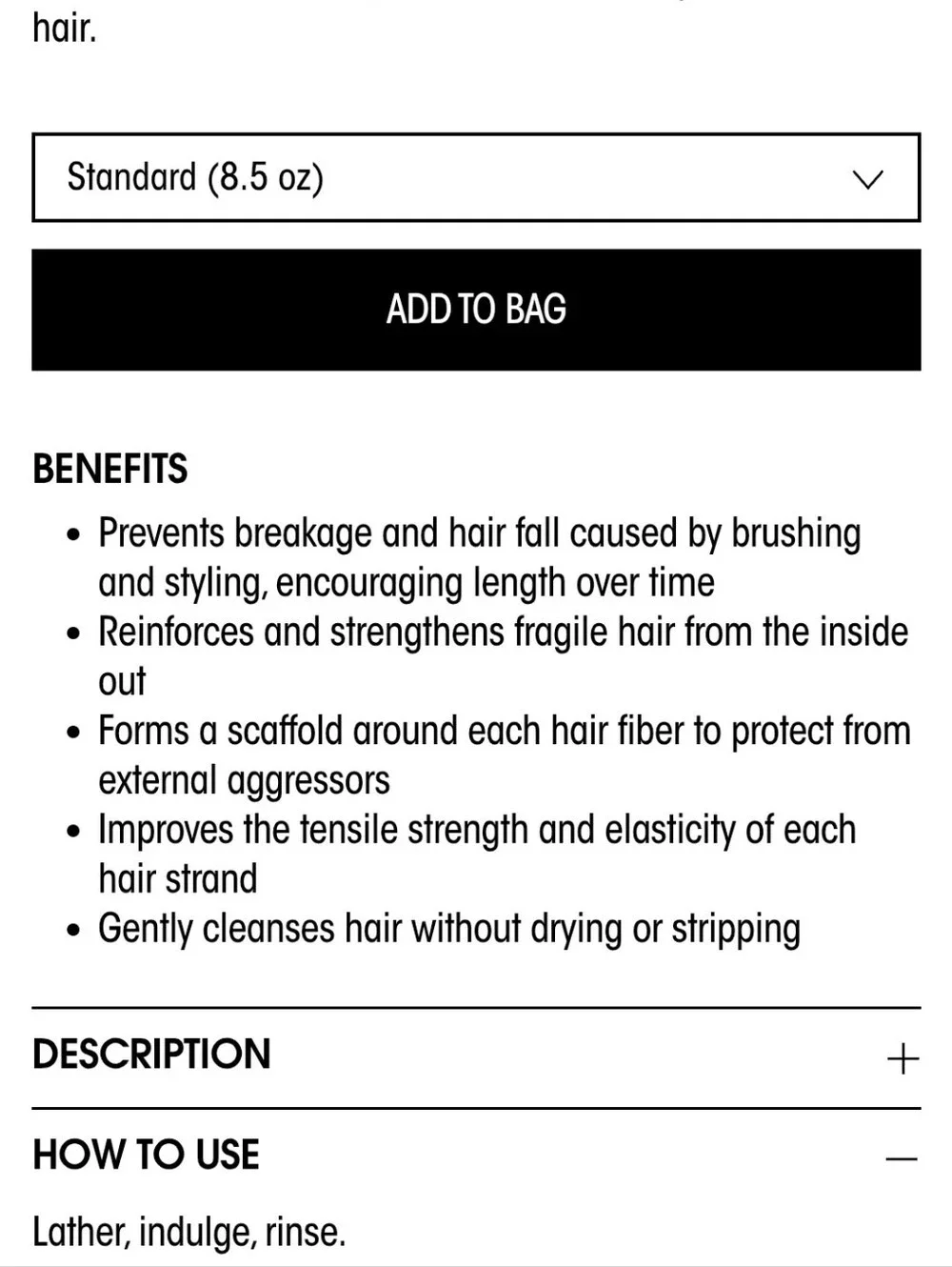 NWT Oribe Hair Alchemy Resilience Shampoo 8 Oz